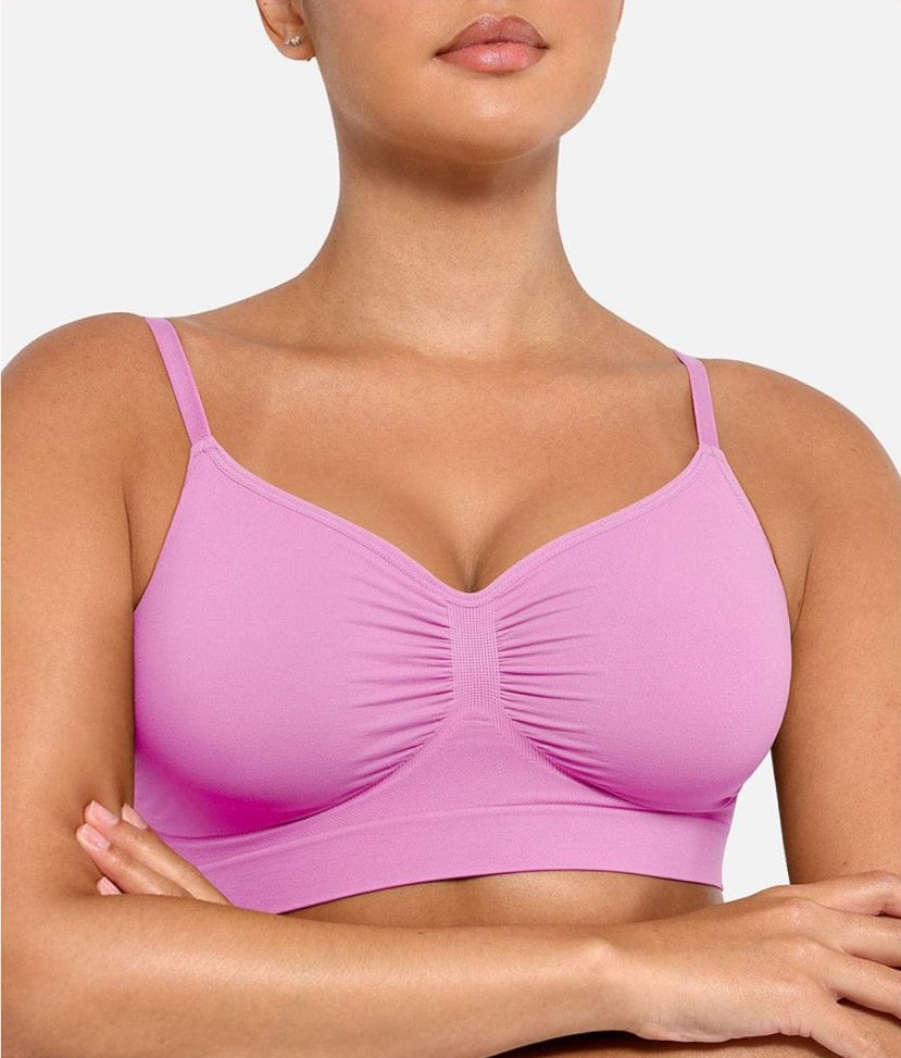 2 Colors Full Coverage Adjustable Everyday Bras Wireless Hide Back Fat Bralette Ladies Seamless Push up Bra - Image 4